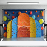 Lofaris Colorful Arcaded Entrance With Balloons Backdrop